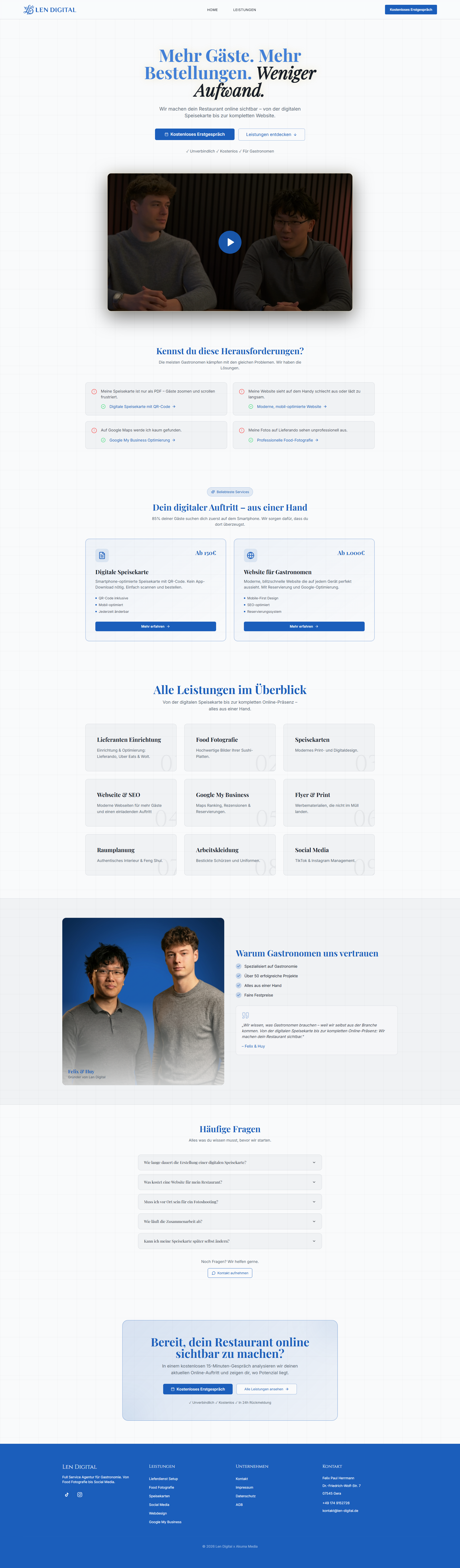 Len Digital Website